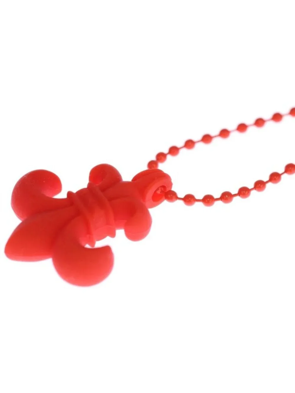 Chrome Hearts Rubber BS Fluer Flare Silicone Necklace